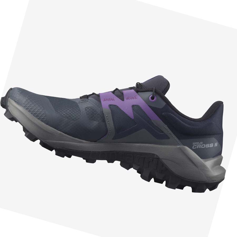 Tenis Para Trail Running Salomon WILDCROSS 2 Mujer Morados | MX 2780CTV